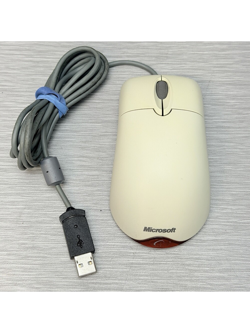 Vintage Microsoft Wheel Mouse Optical USB and PS2 Compatible X08-71118 Tested